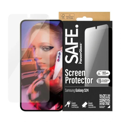 Folie Sticla PanzerGlass Safe UWF pentru Samsung Galaxy S24 Transparent foto