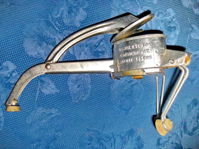 7640-Mouli Julienne France Masina veche pt. forme US-Canada Patent Brevette SGDG