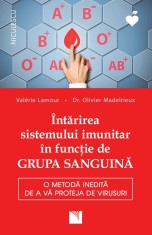 intarirea sistemului imunitar in functie de grupa sanguina. O metoda inedita de a va proteja de virusuri - Niculescu