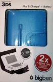 Nintendo 3DS - baterie 2000mAh + husa + stylus -Azuriu- EAN:3499550295603