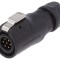 Conector circular mufă 12mm 7 pini aurit