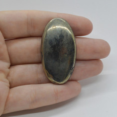 Cabochon pirita 44x24x5mm c7