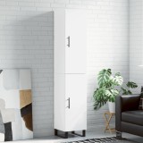 Cumpara ieftin Dulap &icirc;nalt, alb, 34,5x34x180 cm, lemn prelucrat
