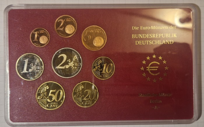 Set Monede Euro Germania PROOF 2002