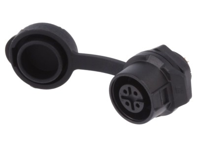 Conector Circular Mamă 4-PIN Aurit IP67 foto