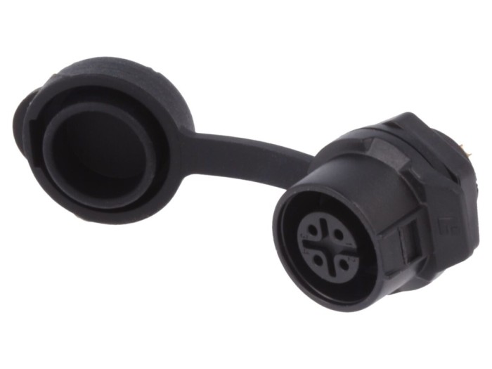 Conector Circular Mamă 4-PIN Aurit IP67