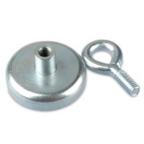 Magnet oala D 48mm carlig inelar neodim puternic forta 65kg fishing apa fantani lacuri