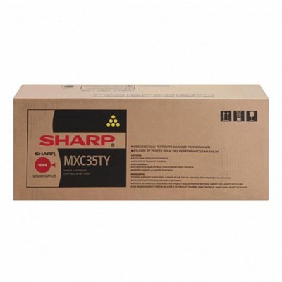 Sharp original toner MX-C35TY, yellow, 6000str. foto