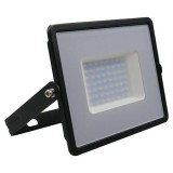 Reflector Led Smd 50w 6500k Ip65 - Negru, Vtac