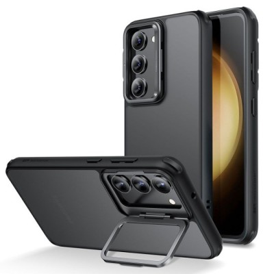 Husa pentru iPhone 16e - ESR Classic Kickstand - Frosted Black foto