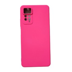 Husa silicon compatibila cu Xiaomi Redmi Note 11 Pro 5G Roz Neon