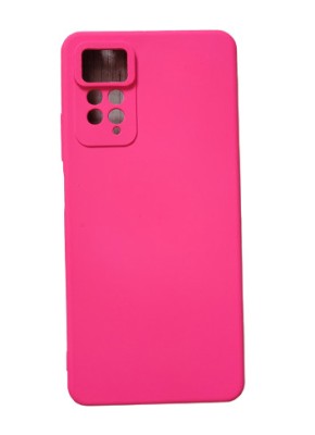 Husa silicon compatibila cu Xiaomi Redmi Note 11 Pro 5G Roz Neon foto