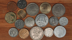 Lot / Set 17 monede tari si continente diferite inclusiv Rhodesia 6 p foto