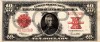 10 dolari 1923 Reproducere Bancnota USD , Dimensiune reala 1:1