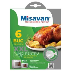 Set pungi pentru copt Misavan, 35 x 43 cm, 6 bucati/set