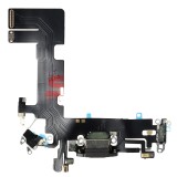 Mufă &Icirc;ncărcare iPhone 13, Negru, Piesă Schimb, Bulk