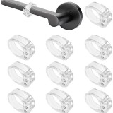 Cumpara ieftin Set 10 bucati opritoare pentru manerul usii, din silicon transparent , protectie pentru copii, amortizare si prevenirea accidentarilor Acest set de 10