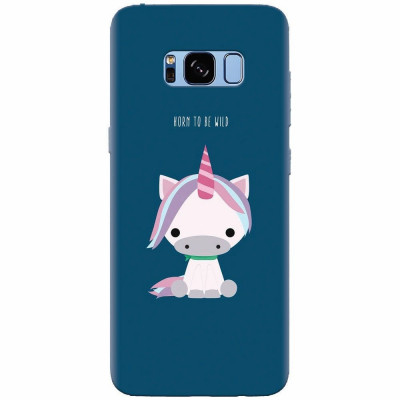 Husa silicon pentru Samsung S8 Plus, Horn To Be Wild Cute Unicorn foto