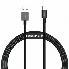 CABLU alimentare si date Baseus Superior Fast Charging Data Cable pt. smartphone USB la USB Type-C 66W 1m negru &quot;CATYS-01&quot; (timbru verde 0.0