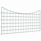 Cumpara ieftin Set gard pentru iaz 5 pcs Verde 100 x 50 cm Otel