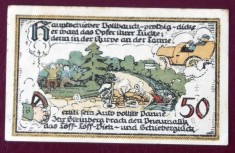 Germania notgeld 50 pfennig 1921 Gatersleben ** foto