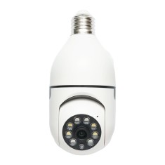 Camera de supraveghere smart-bulb PTZ, WIFI 2.4G 1080P, tip bec E27 cu senzor de miscare si aplicatie iCSee Breckner Germany foto