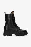 Mexx botine PRETTY KETO culoarea negru, cu toc plat, MI001701453W