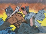 Scena din Batman, Pictura pe sticla