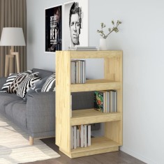 vidaXL Bibliotecă/Separator cameră, 60x35x103 cm, lemn masiv pin