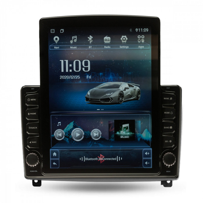 Navigatie Peugeot 407 AUTONAV Android GPS Dedicata, Model XPERT Memorie 64GB Stocare, 4GB DDR3 RAM, Display Vertical Stil Tesla 10&quot; Full-Touch, WiFi,
