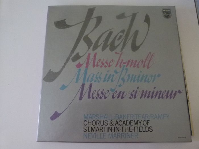 Bach - messe in b moll, Neville Marinner