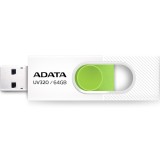Cumpara ieftin ADATA USB 3.2 64GB , UV320, retractabil, alb verde , AUV320, 64G, RWHGN