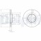 DELPHI BG9104 Disc frana