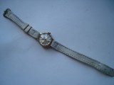 Ceas dame mecanic sovietic Chaika 17 rubine, functioneaza