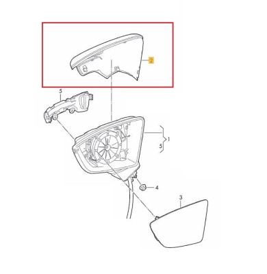 Carcasa oglinda exterioara Seat Arona, 09.2017-; Ibiza, 10.2017-; Leon (5f), 11.2012-, partea Stanga, carcasa neagra, Aftermarket foto