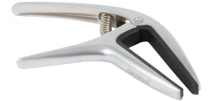 Capodastru Ortega TWCAPO-CR Twin Curved/Flat Chrome