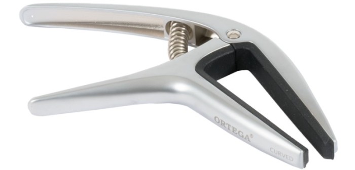 Capodastru Ortega TWCAPO-CR Twin Curved/Flat Chrome Capodastru Ortega TWCAPO-CR Twin Curved/Flat Chrome