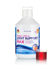 Joint Support Max &ndash; Colagen Lichid Hidrolizat de Tip 1, 2 si 3 cu 12.000 mg + Acid Hialuronic + Glucozamina + Condroitina + MSM + Turmeric + Seleniu +