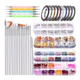 Kit Unghii pentru Decorare si Pictura, Nail Art