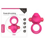 Inel penis ​Power Duo Lovetoy- Roz