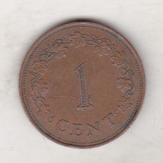 bnk mnd Malta 1 cent 1972