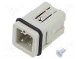 Conector HDC inserturi de contact tată Han&reg; A PIN 4 3 PE HARTING