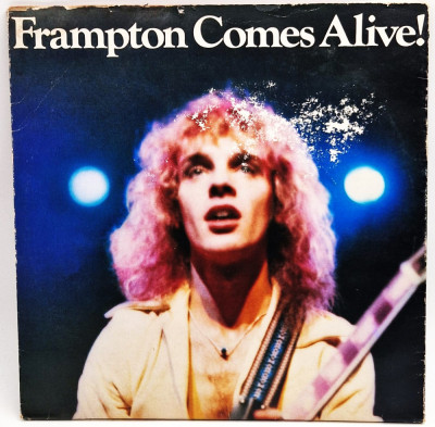 Peter Frampton &amp;lrm;&amp;ndash; Frampton Comes Alive 1976 dublu vinyl NM / coperta deteriorata foto