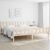 Cumpara ieftin Cadru de pat Super King, 180x200 cm, lemn masiv
