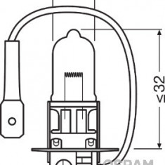 BEC CAMION 24V H3 70 W ORIGINAL OSRAM