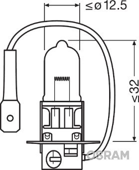 BEC CAMION 24V H3 70 W ORIGINAL OSRAM 5145