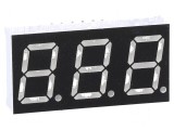 Afișaj LED 7 segmente 14,2mm 0,56 Nr.car: 3 verde 160mcd
