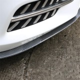 Cumpara ieftin Protectie spoiler, prelungire bara fata/spate din cauciuc, culoare CARBON Negru