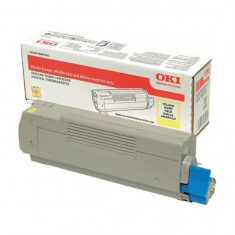 Cartus Toner Original Oki 46507505 Yellow, 6000 pagini foto