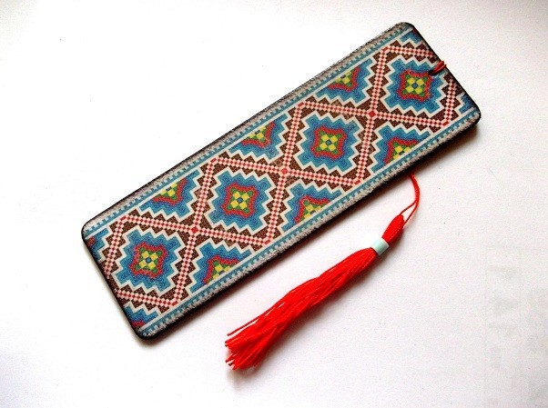 semn de carte cu motiv traditional 43305